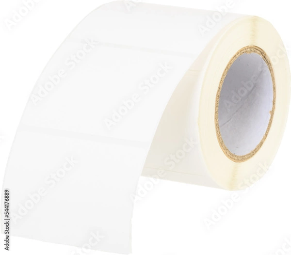 Obraz White label rolls isolated on white background