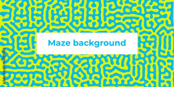 Fototapeta Abstract vector maze background