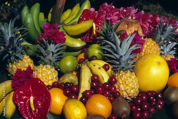 Obraz kosz owoców 2