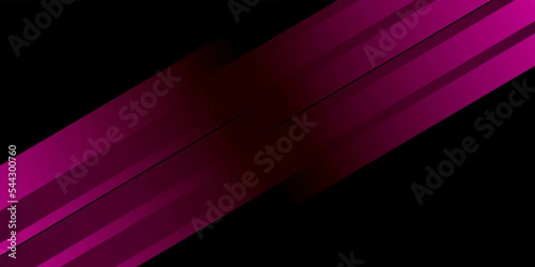 Fototapeta Smooth gradient Pink Magenta color dark Background