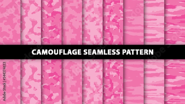 Obraz Military and army camouflage seamless pattern