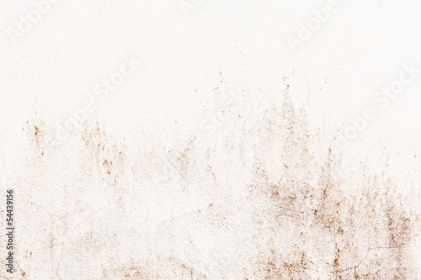 Fototapeta Background of white old concrete wall textured.