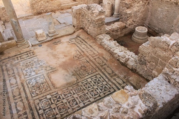 Obraz ancient mosaic floor