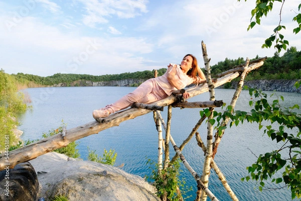 Obraz a man on vacation