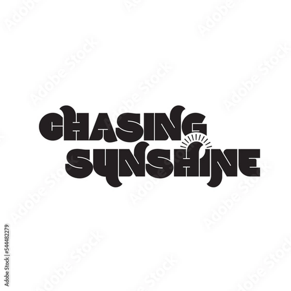 Fototapeta chasing sunshine summer eps design

