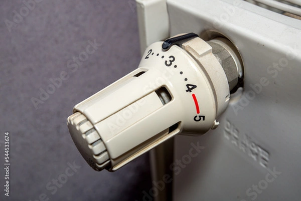 Fototapeta Heizungsventil