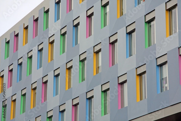 Fototapeta Bunte Fassade