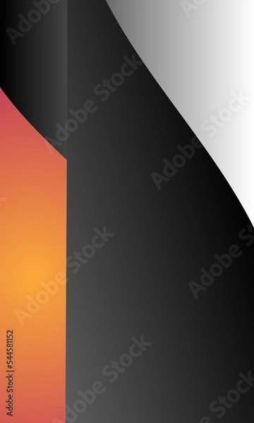 Fototapeta Colorful abstract background with lines and waves