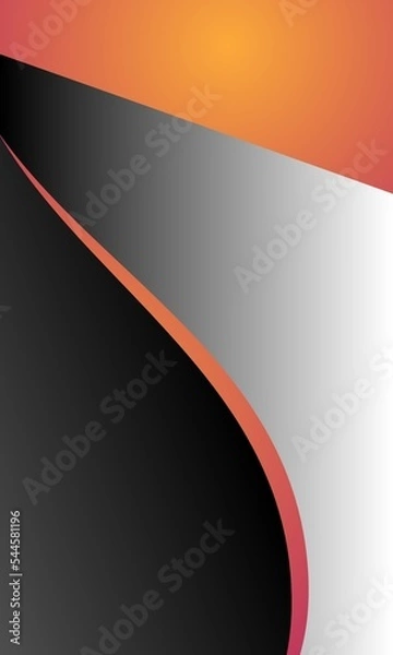 Fototapeta Colorful abstract background with lines and waves