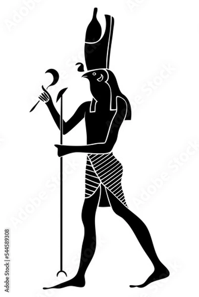 Obraz Horus - God of Ancient Egypt on transparent background