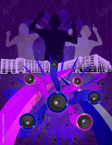 Obraz Grunge Dancers