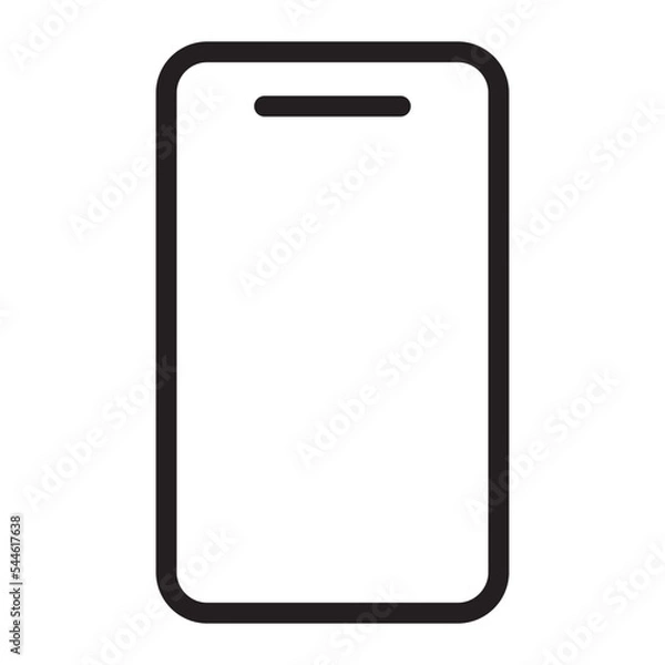Obraz smartphone line icon