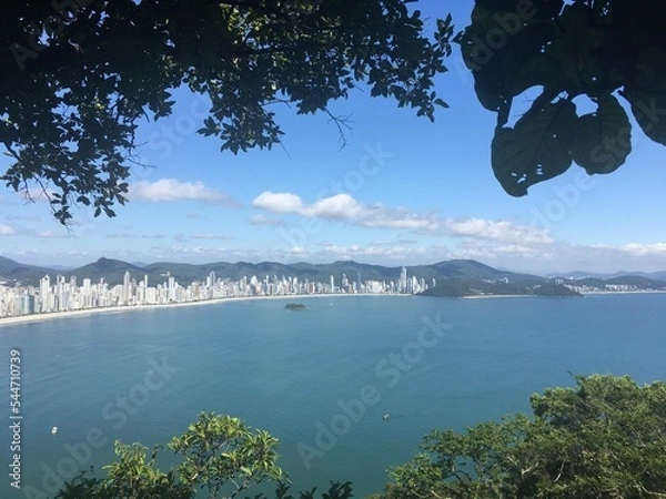 Obraz beach in the mountains