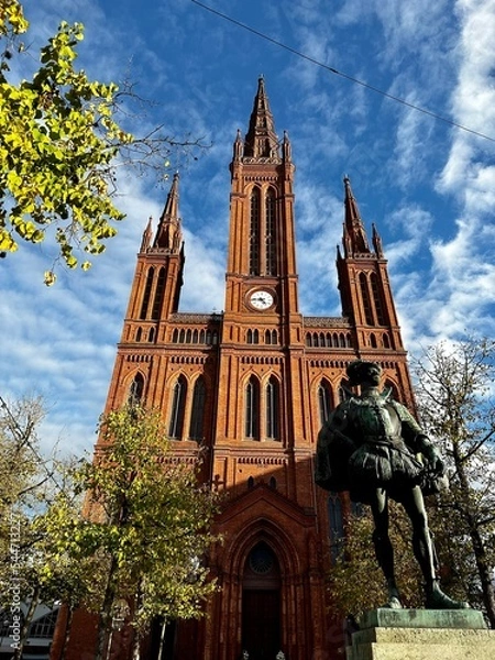 Fototapeta Wiesbaden curch