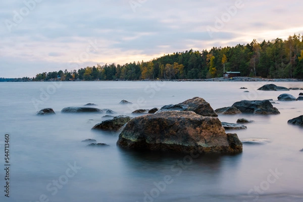 Obraz Evening by the sea