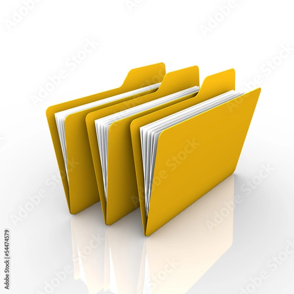 Obraz folders and files
