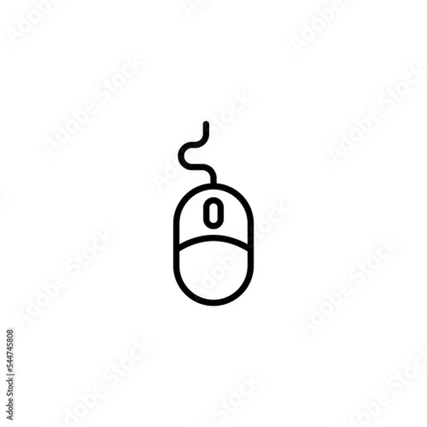 Fototapeta Mouse icon vector illustration. click sign and symbol. pointer icon vector.