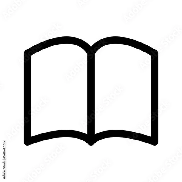 Fototapeta Book icon design template