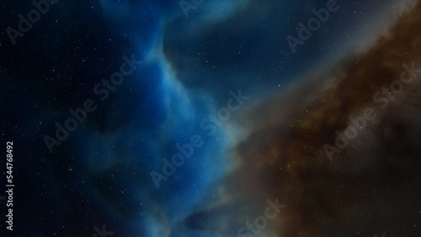 Fototapeta nebula gas cloud in deep outer space
