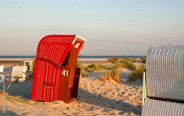 Obraz Strandkorb insel Borkum