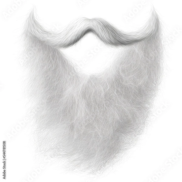 Obraz White lush beard Santa claus 