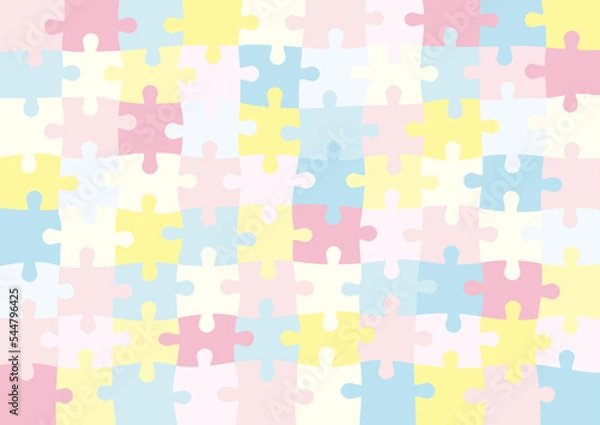 Obraz ジグソーパズルの背景素材
