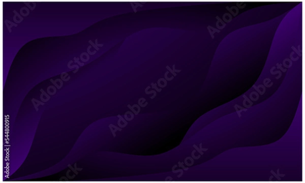 Obraz Dark purple abstract wave background for presentations, banners, posters, flyers, greeting cards etc