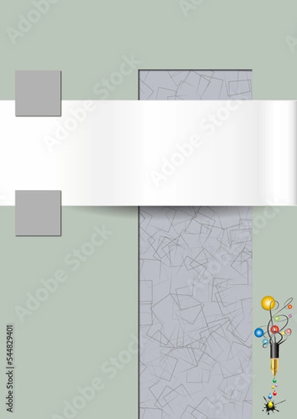 Fototapeta A3 Farbstreifen 7