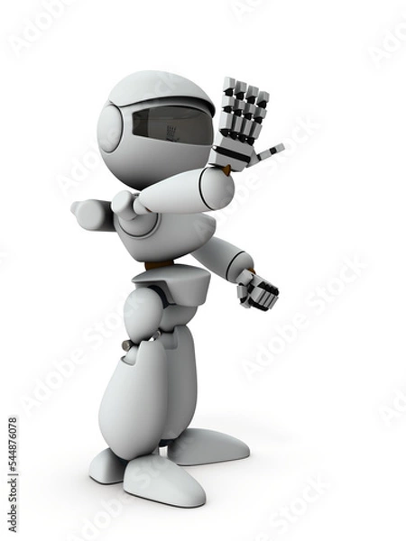 Fototapeta 制限し統制する人工知能のロボット