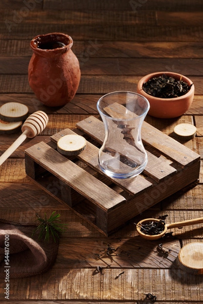 Obraz Empty glass cup