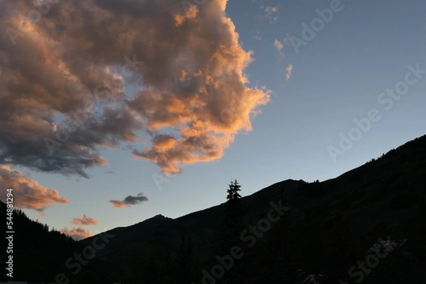 Obraz Coucher de soleil automnal