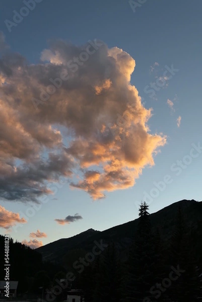 Obraz Coucher de soleil automnal