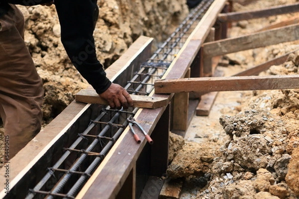 Obraz podstawa do budowy domu