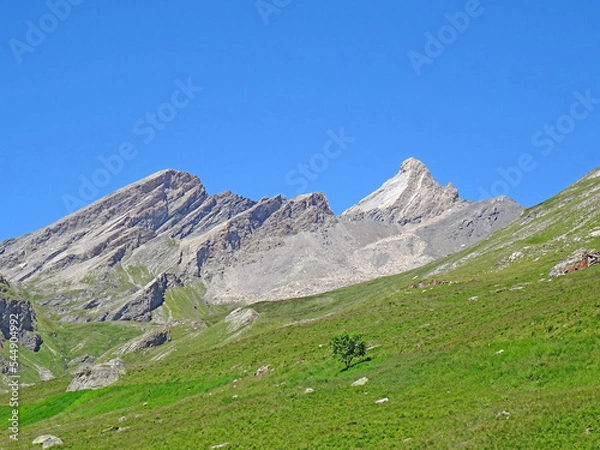 Obraz Le Pain de Sucre et le Pic d'Asti