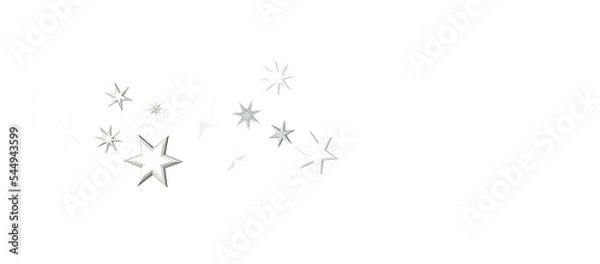 Fototapeta Snowflakes Falling On Snow - Winter Banner