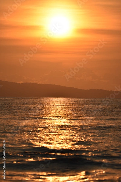 Obraz sunset over the sea