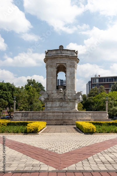Obraz Plaza spain in guatemala city during a sunny day