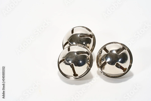 Obraz Christmas bells isolated on white 