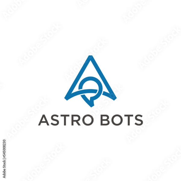 Fototapeta Initial letter A logo vector design template