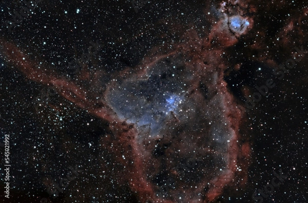 Obraz IC 1805 - The Heart Nebula