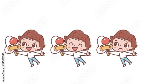 Obraz けん玉をする子ども