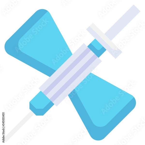 Obraz butterfly needle