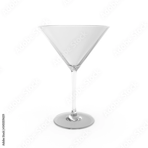 Obraz glass isolated on white transparent
