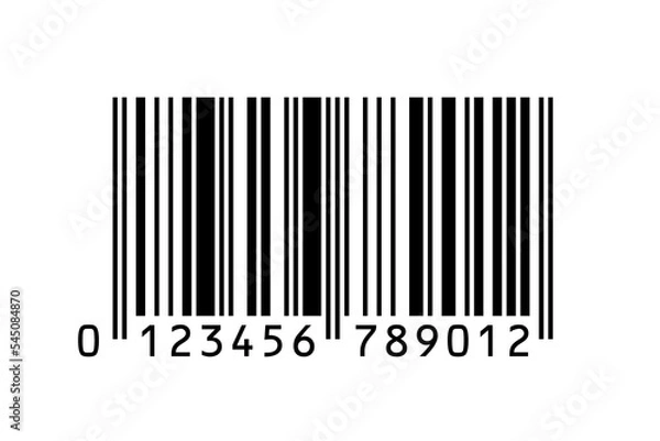 Obraz Barcode 13 isolated PNG