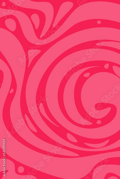 Fototapeta abstract red liquid effect curvy lines background