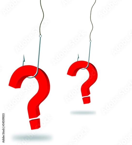 Fototapeta Pick the right Question