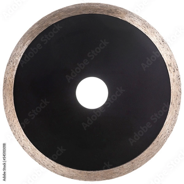Fototapeta grinding disc on white background