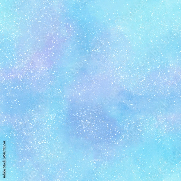 Obraz 青い水彩風の背景素材