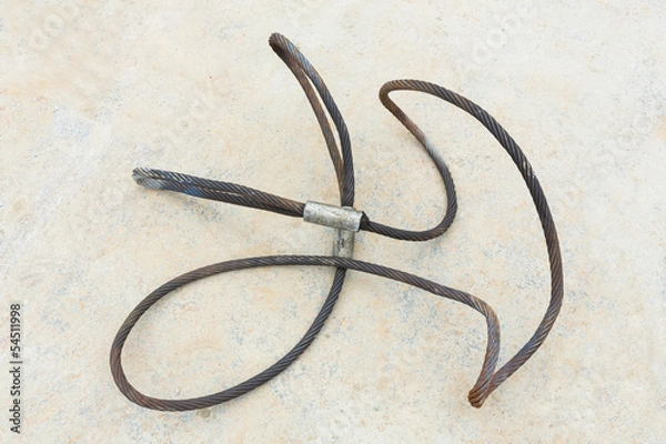 Obraz Steel wire rope sling