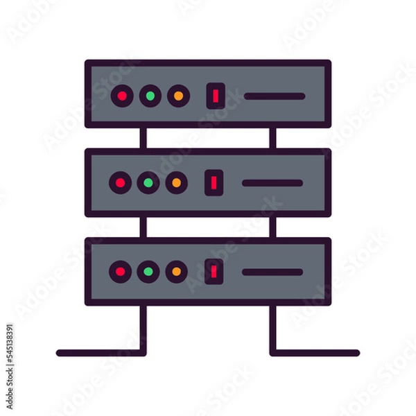 Fototapeta Database Icon